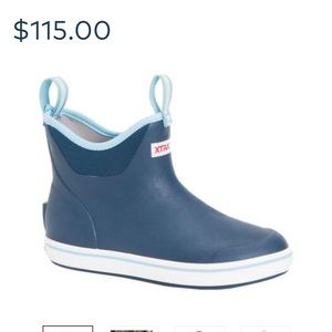 Navy Like New Xtra Tuf Boots